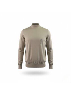 Baracuta Mens Beige Sweater Lightweight Long-Sleeve Pullover Knitwear Sz XL